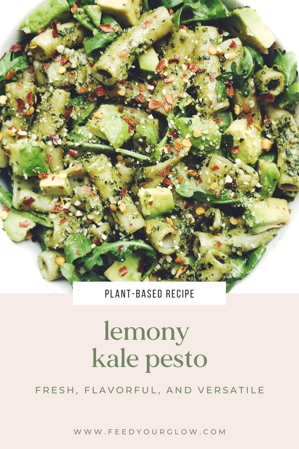 Lemony Kale Pesto | Feed Your Glow